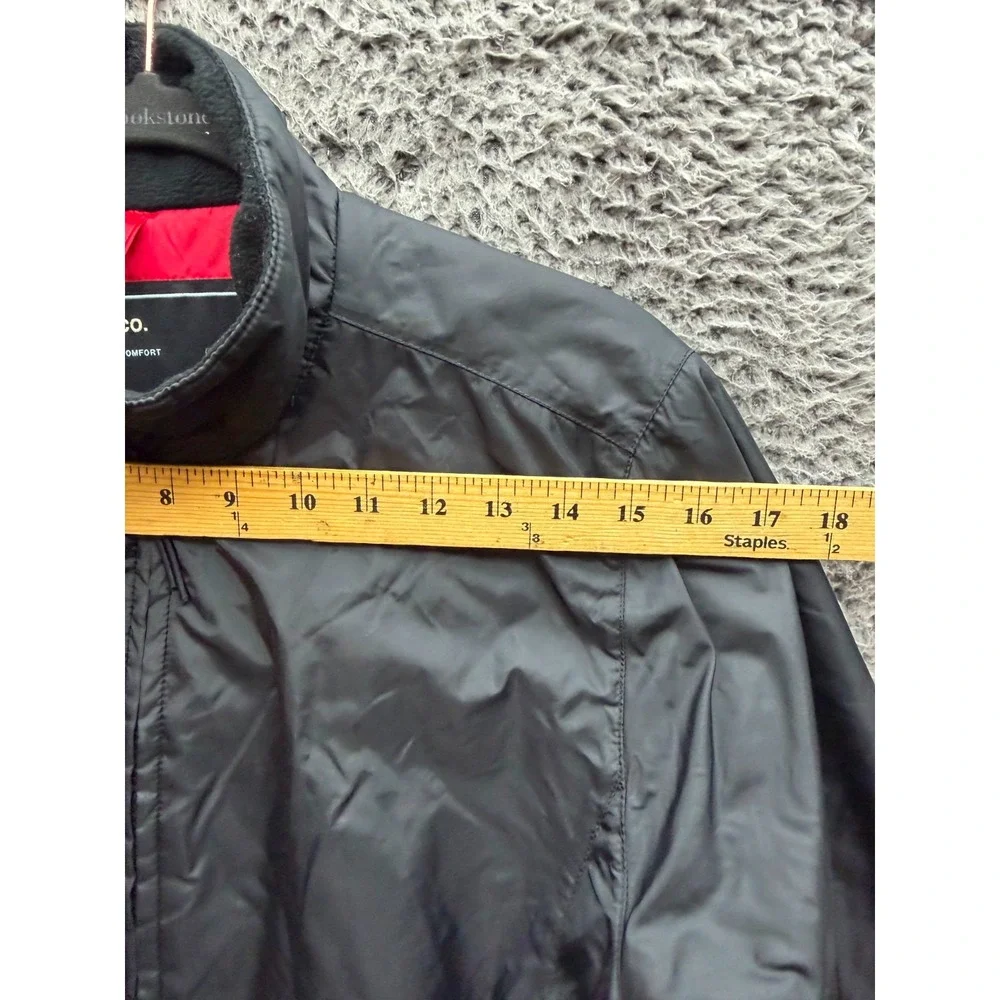 Vintage RL Polo Jeans Co. Fleece Full-Zip Quilted Jacket Black Mens Size M